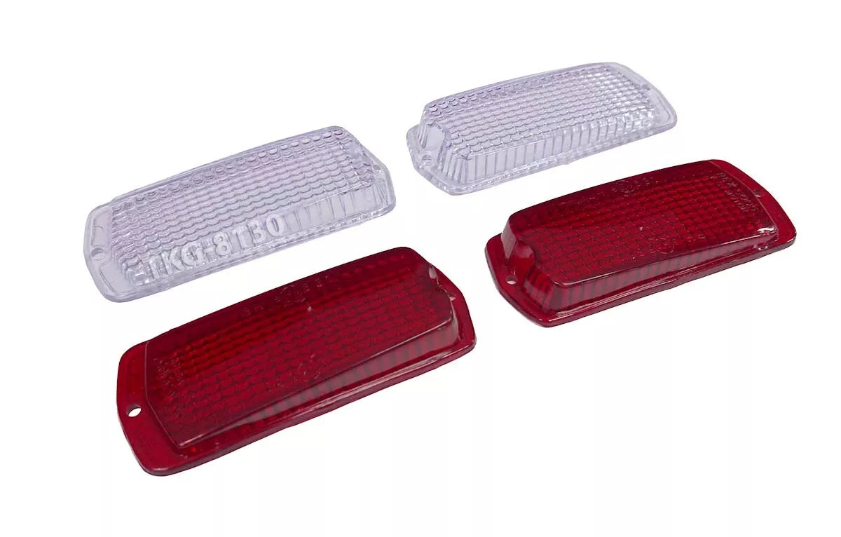 Red Clear Lens Side Marker Light for Nissan Datsun Fairlady 510 120Y 240Z (1968-1973)