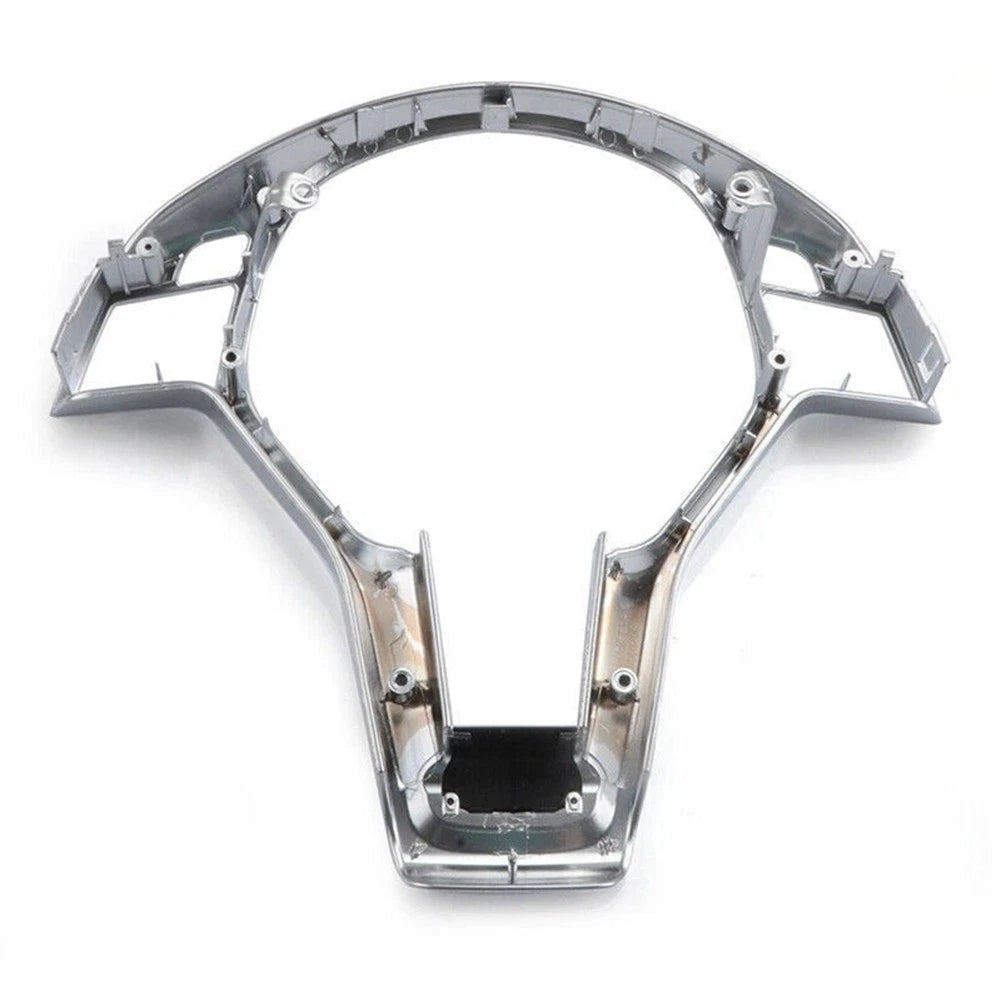 Steering Wheel Trim Cover in Silver for Mercedes-Benz C218 CLS Coupe