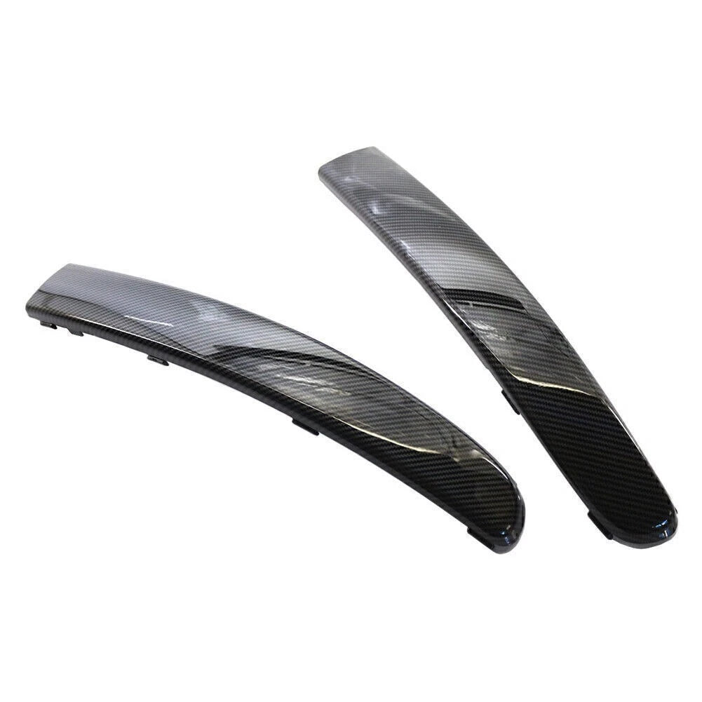 Carbon Fiber Front Bumper Corner Panel Trim Cover for FIAT 500 (2007-2015)