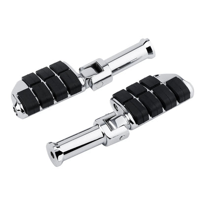 Chrome Passenger Footpegs Bracket for Harley Softail Low Rider (2018-2025)