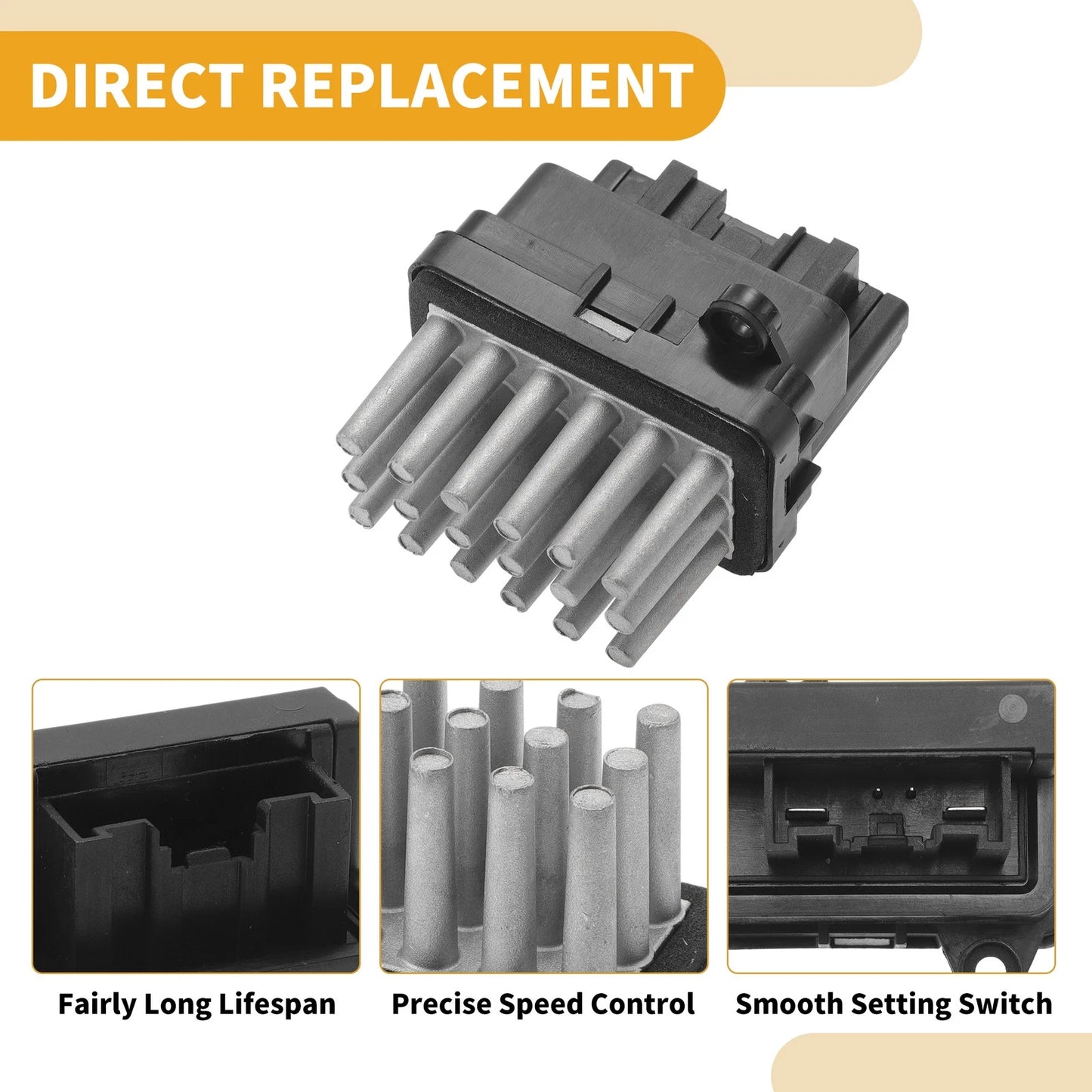 HVAC Blower Motor Resistor for Ford Edge (2018-2024)