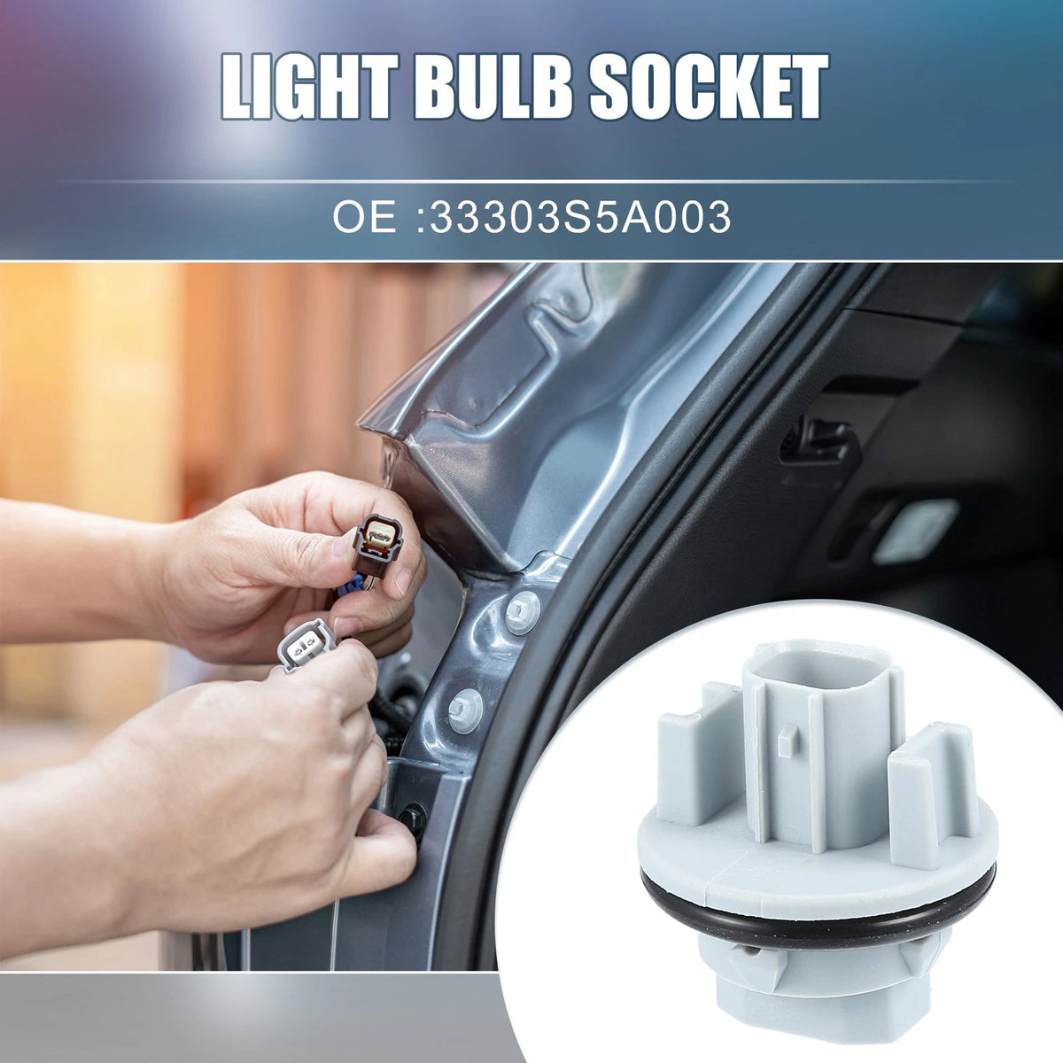 Turn Signal Headlight Bulb Sockets for Honda Fit 1.5L L4 (2007-2008)