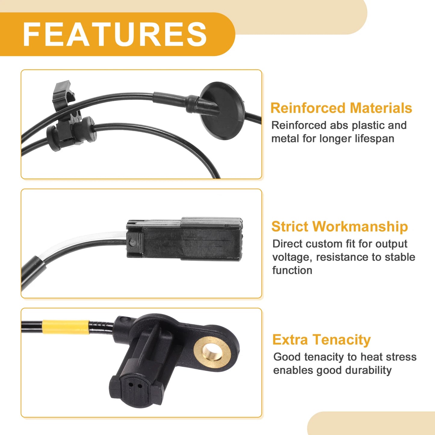 ABS Wheel Speed Sensor for Ford Escape (2010-2012) Rear Right