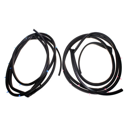 Rear Door Weatherstrip Set for Honda Fit Jazz Hatchback 2004-2006