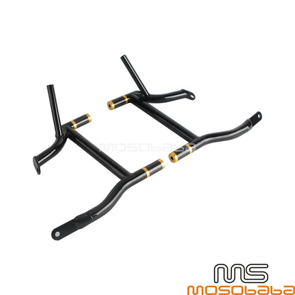 Saddlebag Guard Highway Crash Bar w/4 Tube Sliders for Touring (2014-2023)
