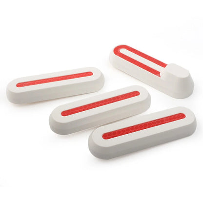 Decorative Shine Strip U/I Shaped Front & Rear Wheel Covers for XIAOMI MIJIA M365