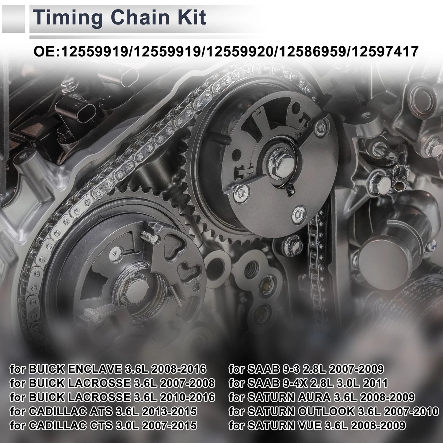 Timing Chain Kit for Buick Pontiac