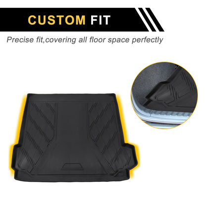 Rear Trunk Mat for BMW X5 5 Seats Upgrade TPE Cargo Liner (2014-2018)