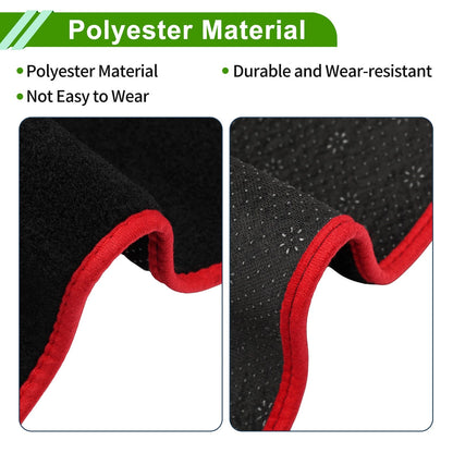Dashboard Cover Black Red for Toyota Aqua MXPK10 MXPK11 (2012-2020)