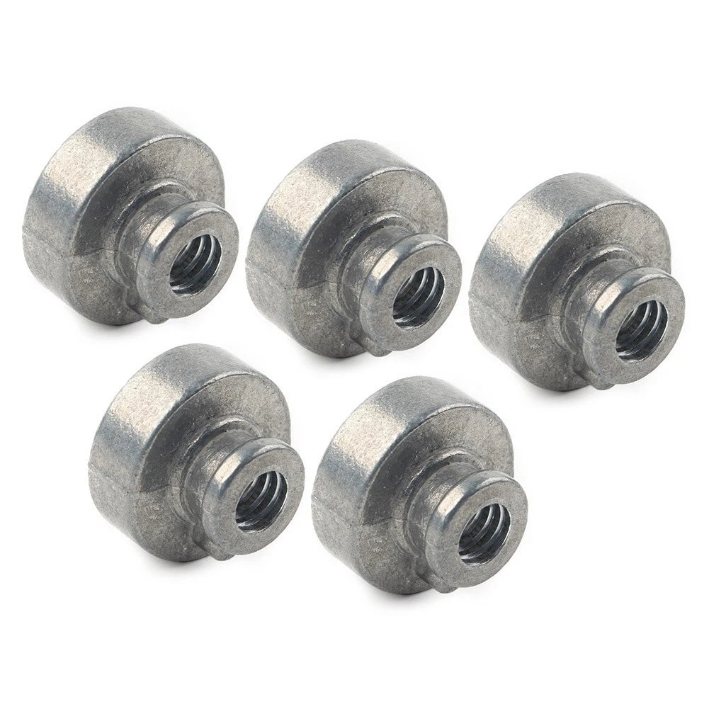 5 x Rear Fender Passenger Seat Bolt Tab Screw Nut Covers for Harley Davidson