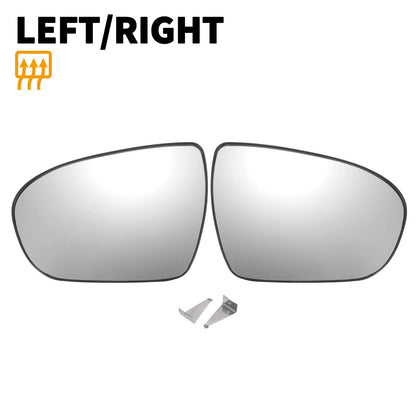 Heated Left Right Side Mirror Glass w/ Backing Plate for Kia Optima (2011-2015)