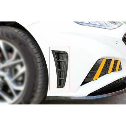 Carbon Fiber ABS Fender Air Vent Trim Covers for Hyundai Sonata (2020-2021)