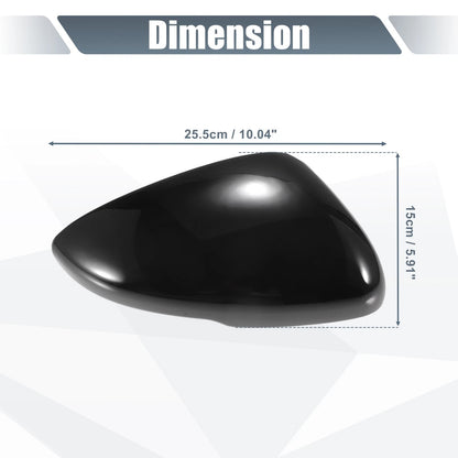 Gloss Black Rearview Mirror Covers for Honda Accord (2018-2021)
