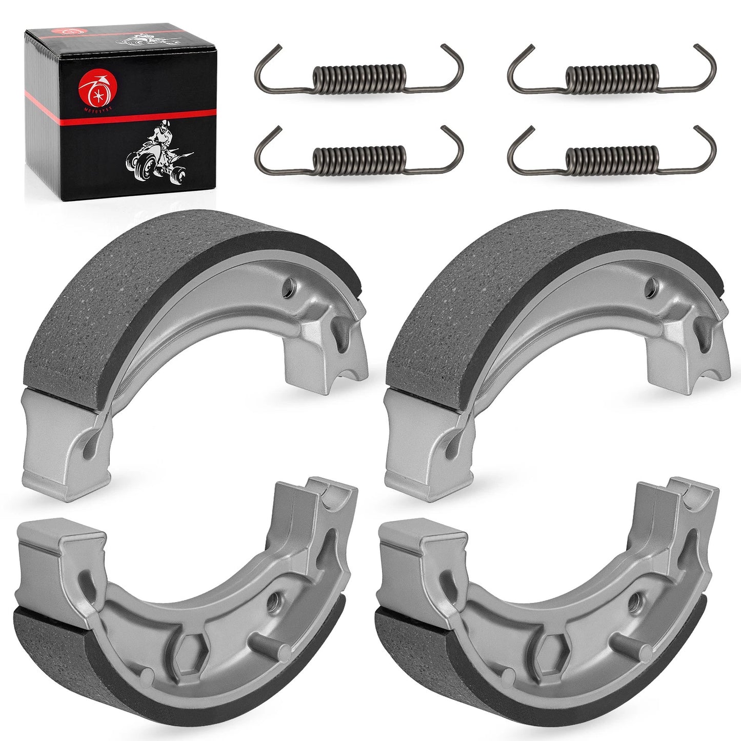 2 x Brake Shoes for Yamaha Tri-Moto 175 200 225 YT175 YTM200 YTM225 (1982–1986)