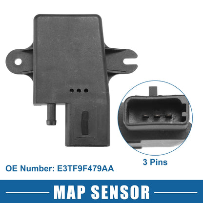 Air Intake MAP Pressure Sensor for Ford F-150 F-250 F-350 F600 (1997-2004)