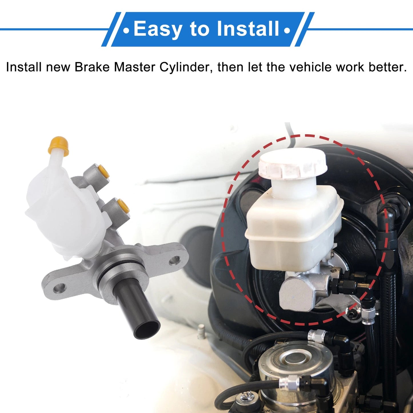 Brake Master Cylinder w/ Reservoir for Honda CR-V (2012-2013)