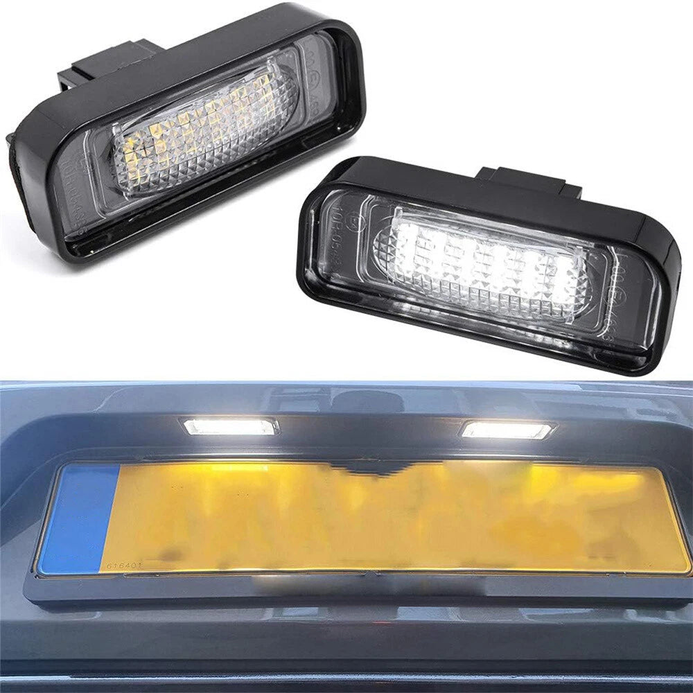 LED License Plate Light Assembly for Mercedes S-Class W220 (2000-2006)