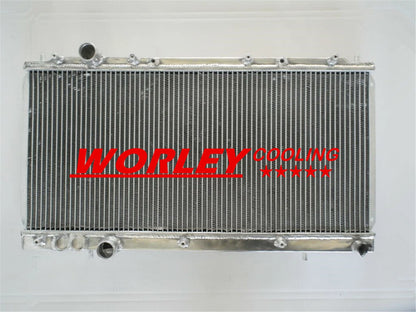 Aluminum Radiator for Mitsubishi FTO 1994-2000 2.0 V6 & Fan