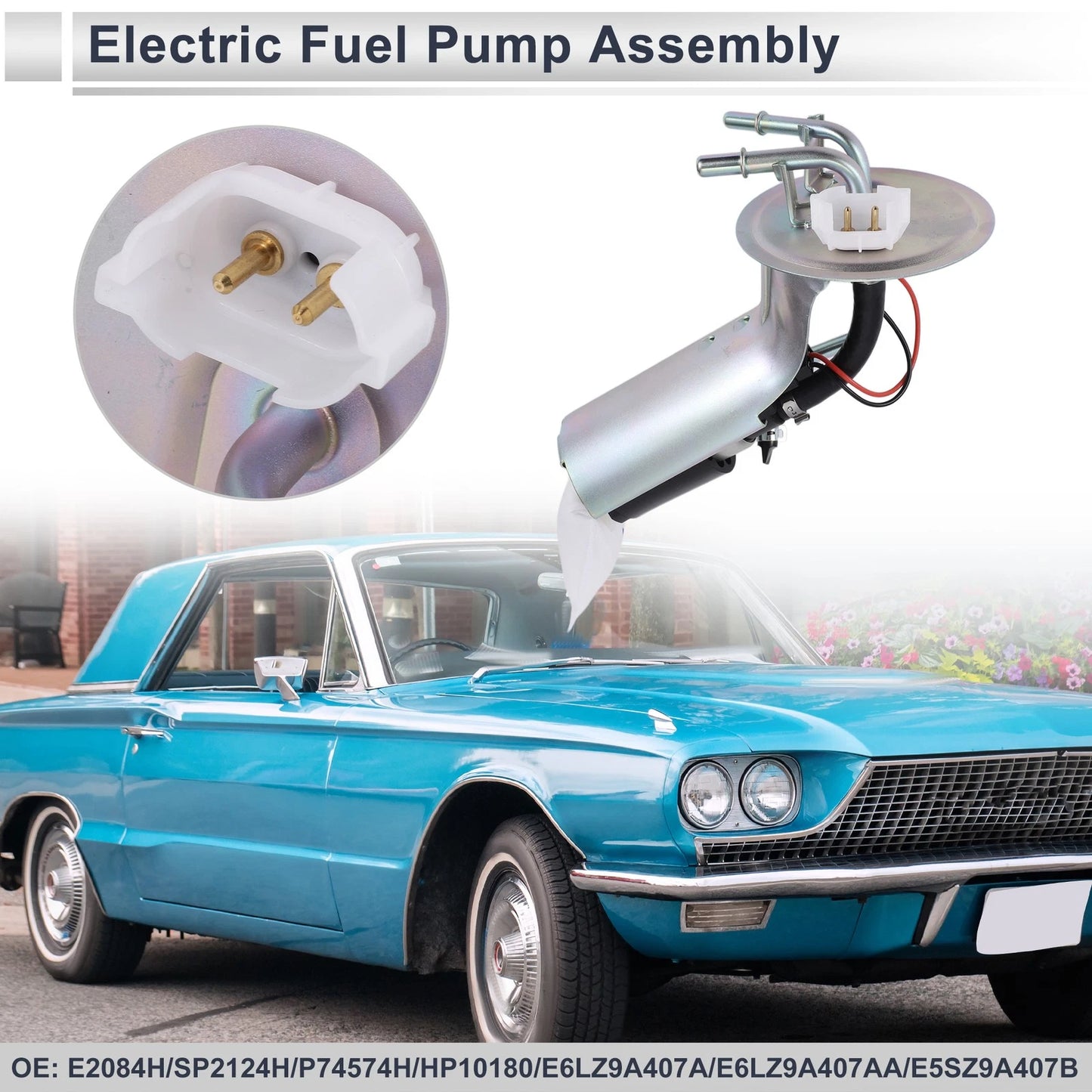 Fuel Pump Assembly for Ford Thunderbird 1985-1988 L4 2.3L (E2084H, SP2124H)