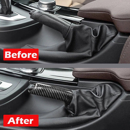 Front Handbrake Cover Carbon Fiber Look for BMW F30 E46 E60 E90 E92 (2012-2019)