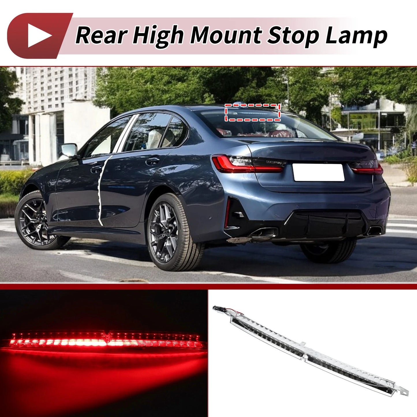 White LED Third Brake Light for BMW 5 Series E60 E61 (2007 - 2010)