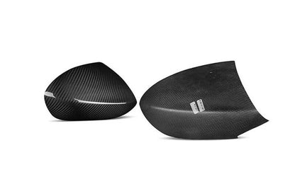 Real Carbon Fiber Side Mirror Cover Caps For BMW E82 1M E92 M3 2009-2013