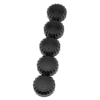 5Pcs Black Aluminum Radio Knobs for Honda GL1500 Goldwing (1988-2000)