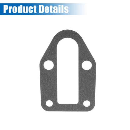 Set Fuel Pump Mounting Plate with Gasket for Chevy SBC 283 327 Engine Black