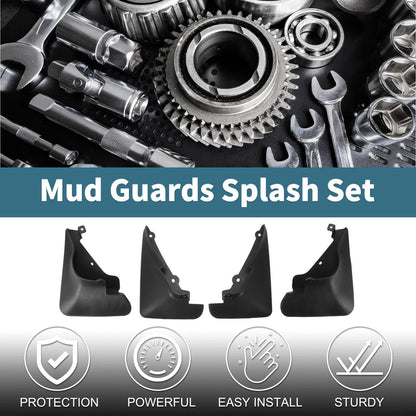 Mud Flaps Splash Guards 1 Set for Toyota Camry (1987-1991)