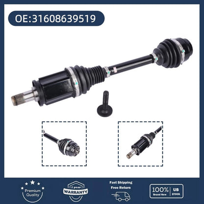 Front Left Driver Side Axle Shaft for BMW 740i (2017–2020)