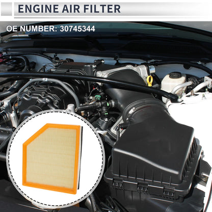 Engine Air Filter for Volvo V60 3.0L (2014-2016) - 1 Pcs Long Life
