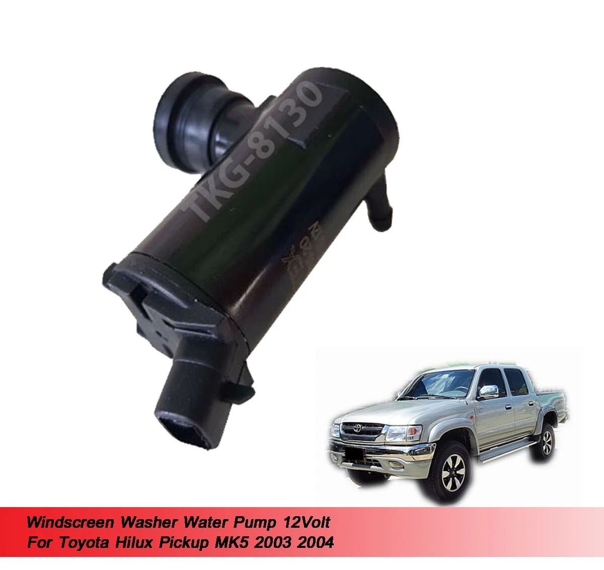 Windscreen Washer Pump for Toyota Hilux Ute(2003-2004)