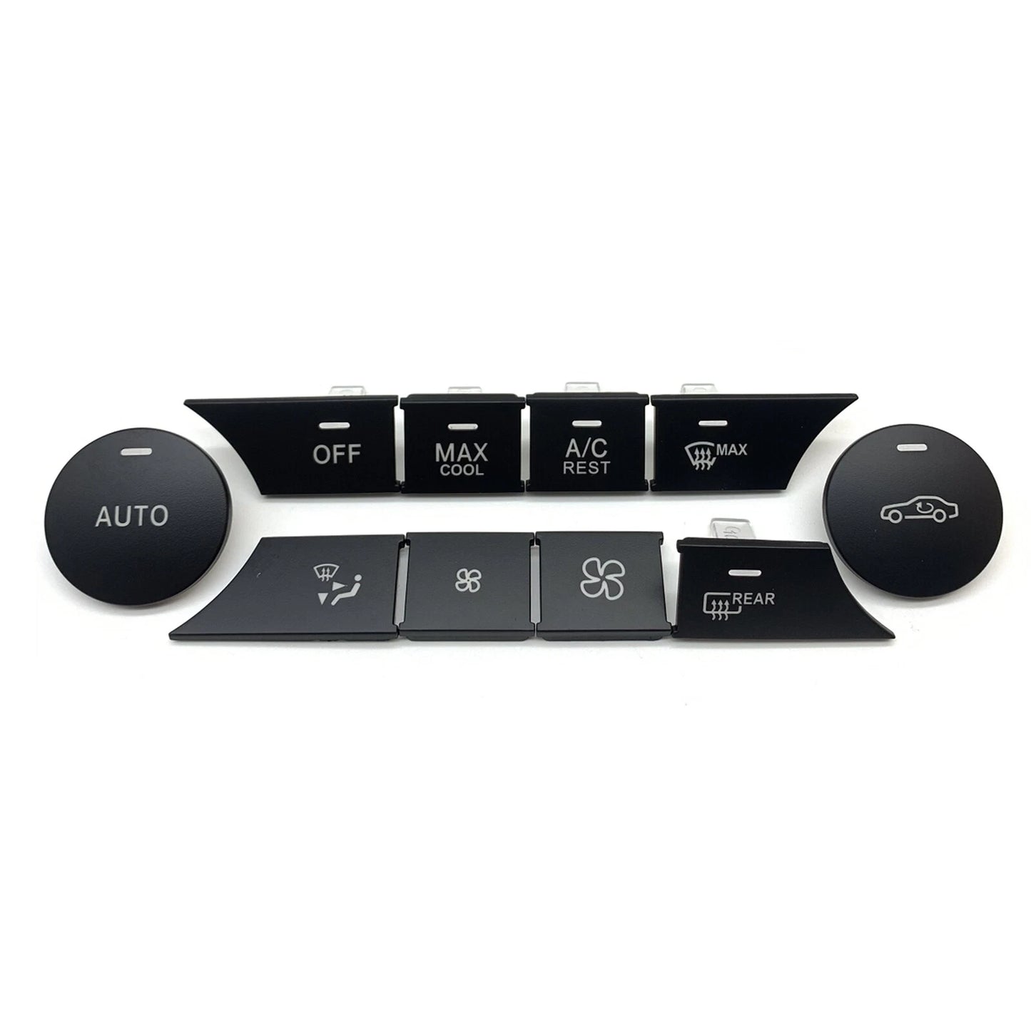 10 x A/C Control Switch Buttons for Mercedes Benz C GLK W204 C204 (2010-2015)