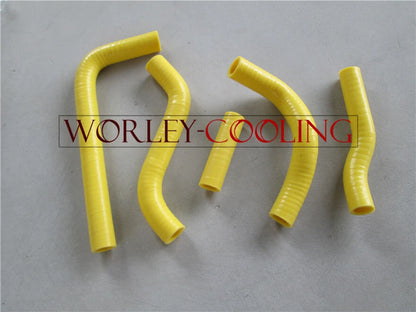 Silicone Radiator Hoses for Suzuki RMZ250 (2010-2012) - Yellow