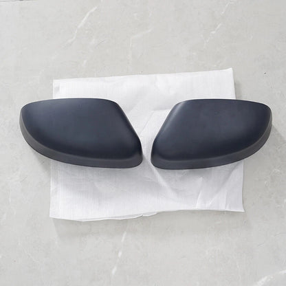 2 x Rear View Mirror Cover Caps Matte Black for Ford Focus (2012-2014)