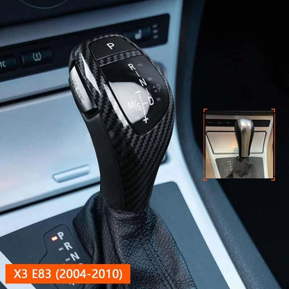 Carbon Fiber Style Automatic LED Shift Knob Gear Shifter For BMW X3 E83 2004-10