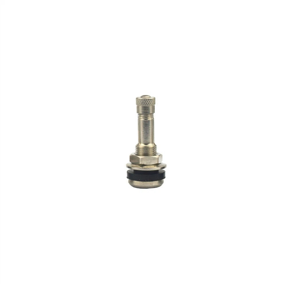 Chrome Metal Tubeless Bolt-On Valve Stem 4 x for Tires