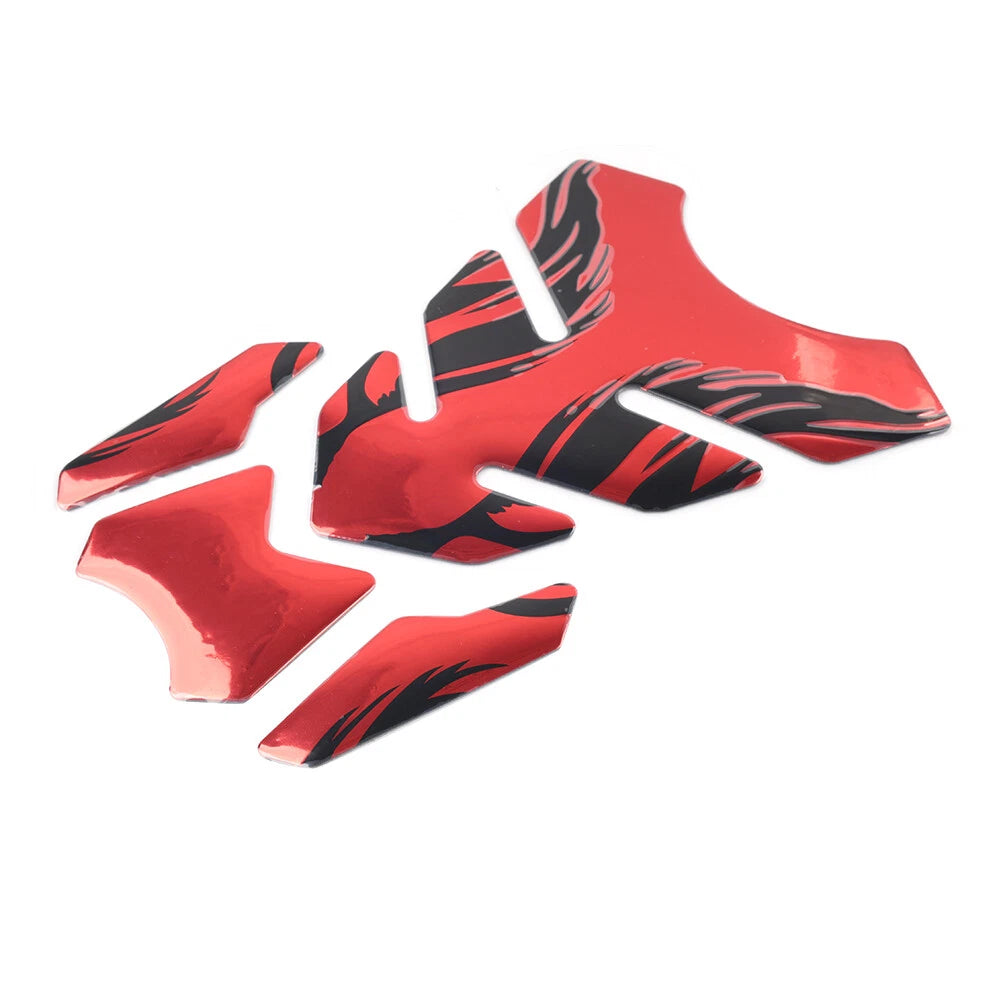 Red Fuel Gas Tank Pad Decals for Kawasaki Ninja 250 300 400 ZX10R Honda
