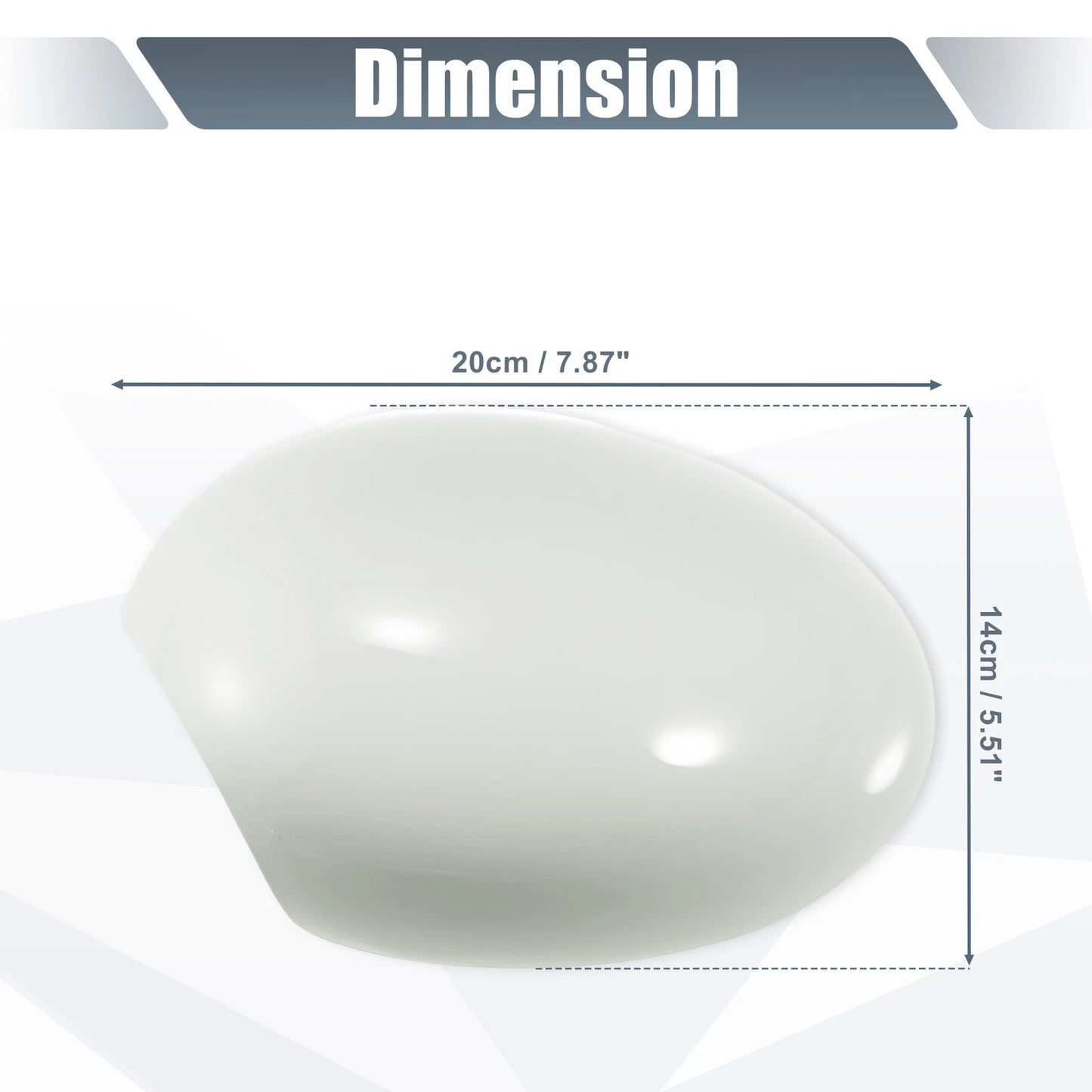 Rearview Mirror Cover Cap White for BMW Mini Clubman R55, Convertible R57