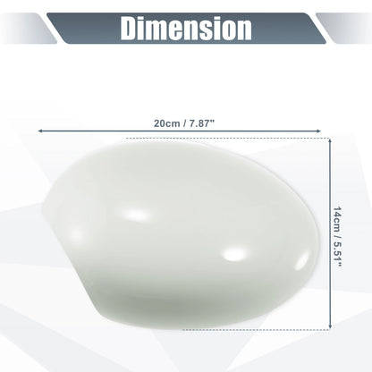 Rearview Mirror Cover Cap White for BMW Mini Clubman R55, Convertible R57