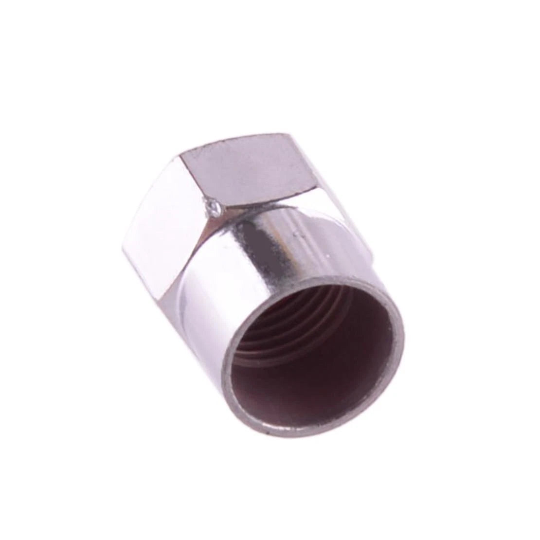 200 Pcs Silver Tire Valve Caps for Car & Bike