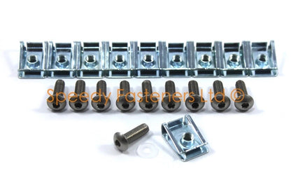 Stainless steel fairing screws complete set for Honda CBR400RR (1986–1989)
