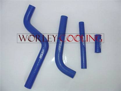 BLUE silicone radiator hose for YAMAHA YZ125 (1996-2001)