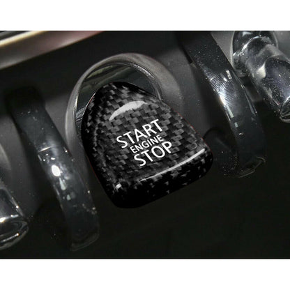 Carbon Fiber Engine Start Stop Button Cover for Mini Cooper F55 F56 F57