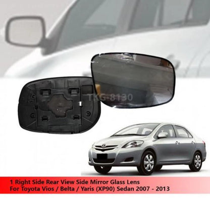 Right Side Mirror Glass Lens for Toyota Belta/Yaris (XP90) 2008-2013