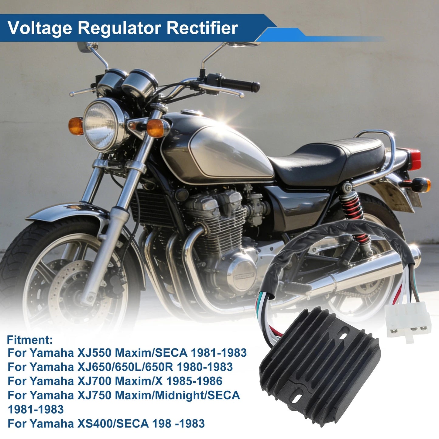 Voltage Regulator Rectifier for Yamaha XJ550 (1981–1983)