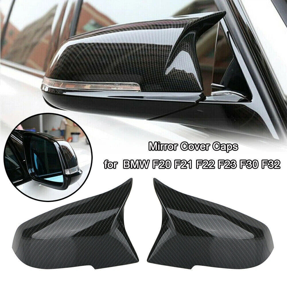 Kidney Grills & Carbon Fiber Mirror Caps for BMW F30 320i 328i (2012-2018)