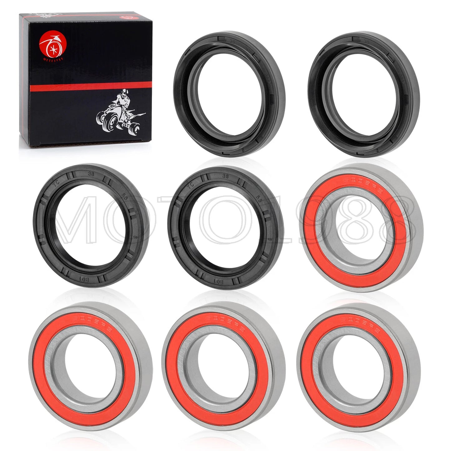 Front Wheel Bearing Seal Kit for Yamaha Big Bear 350 (1987–1999)