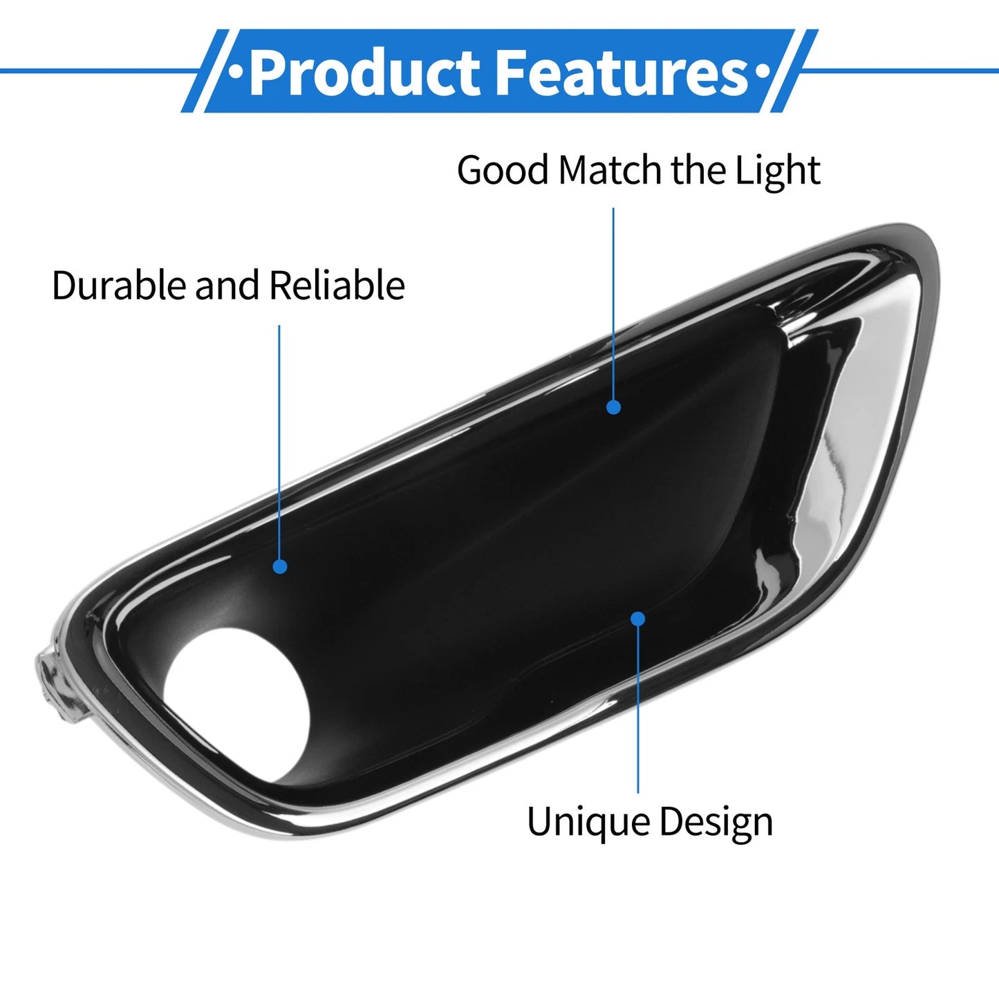 Front Right Fog Light Grill for Jeep Grand Cherokee (2016-2021)