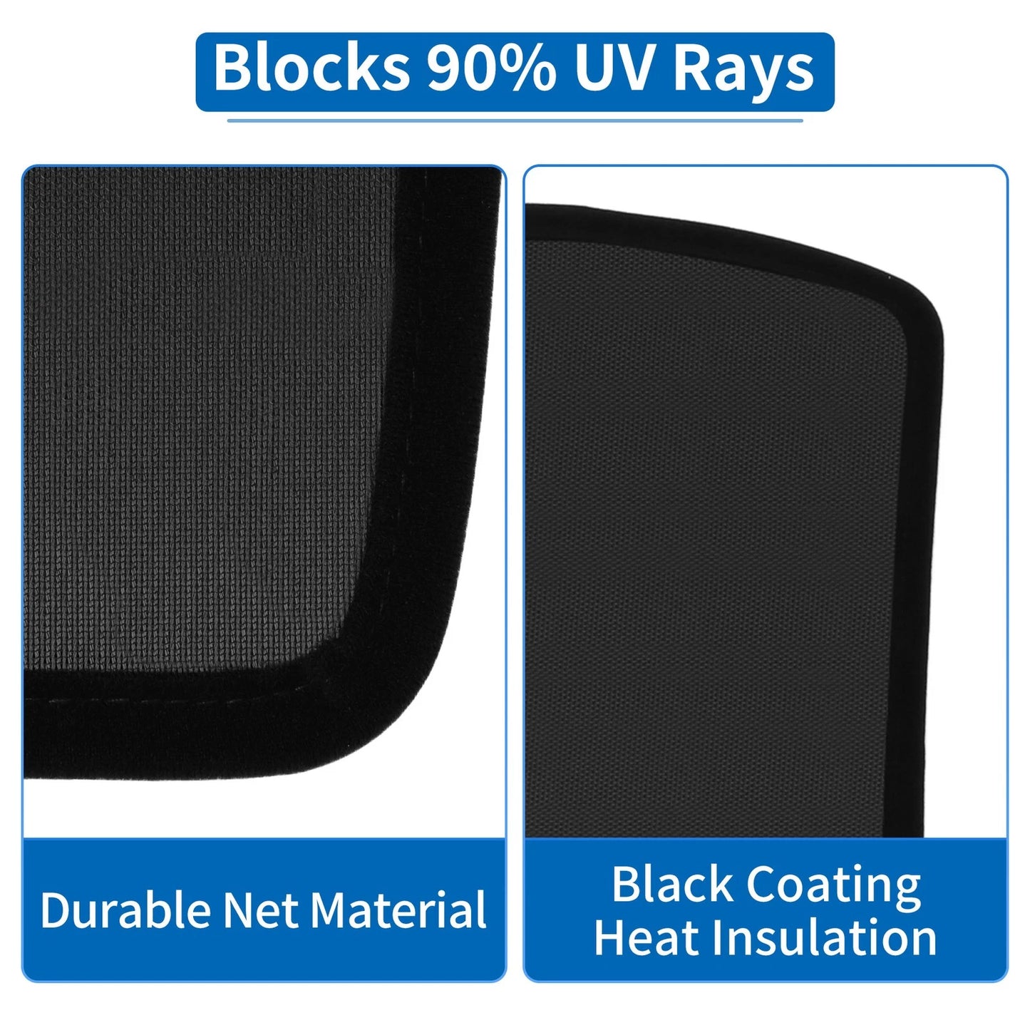 Window Cover for Toyota Alphard Vellfire 20 Series Black (2015-2020)